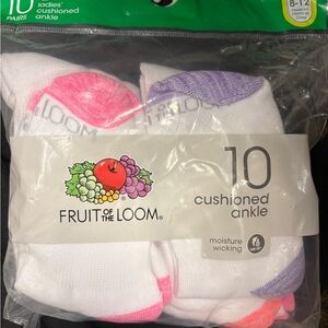 Fruit of the Loom Cushioned Ankle Socks